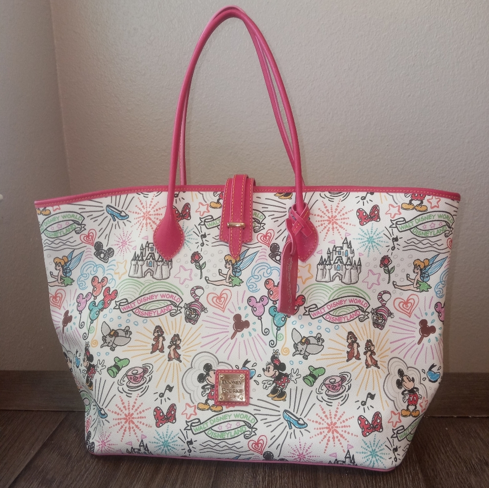 10th Anniversary Disney Sketch Tote by Dooney & Bourke